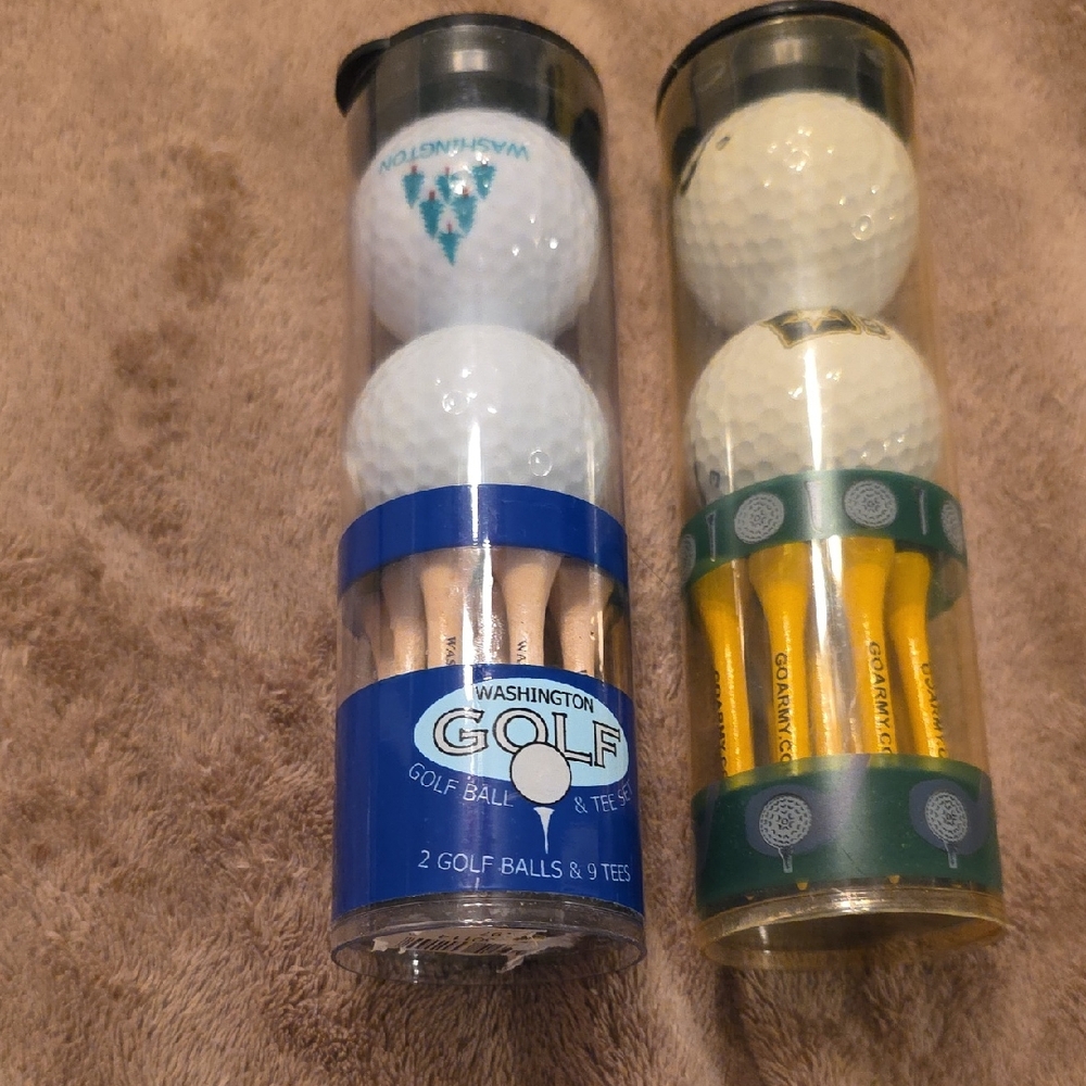Washington Golf Ball and Tee Set